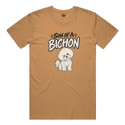 Son of a Bichon everyday t in Heather Autumn