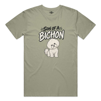 Son of a Bichon everyday t in Heather Olive