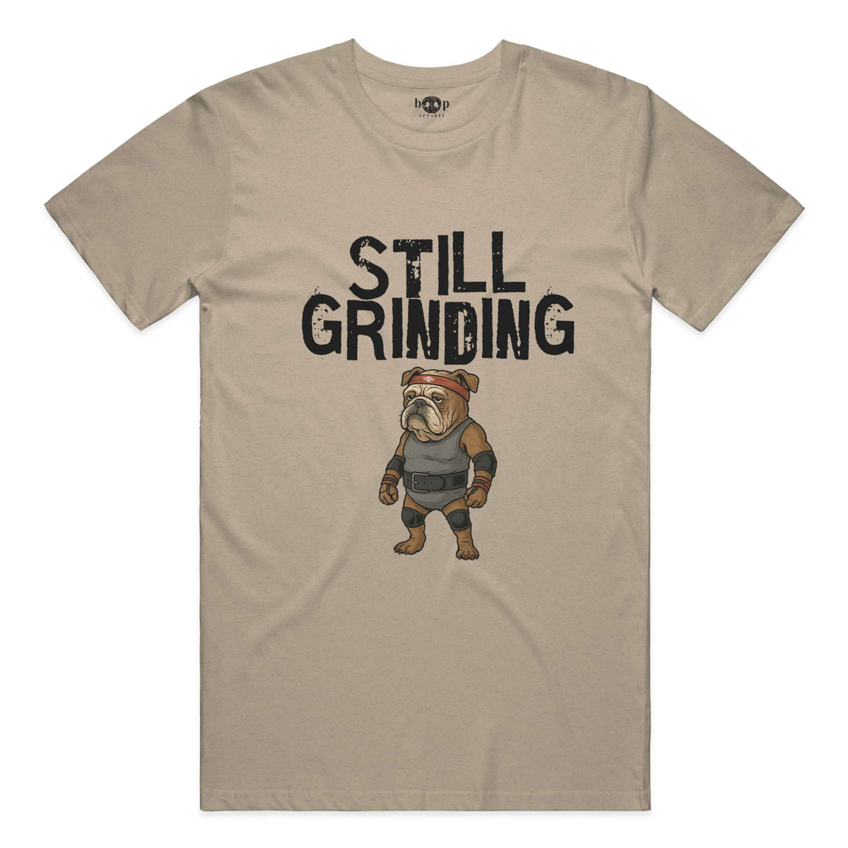 Still Grinding everyday t in Heather Tan