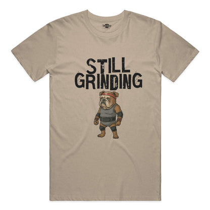 Still Grinding everyday t in Heather Tan