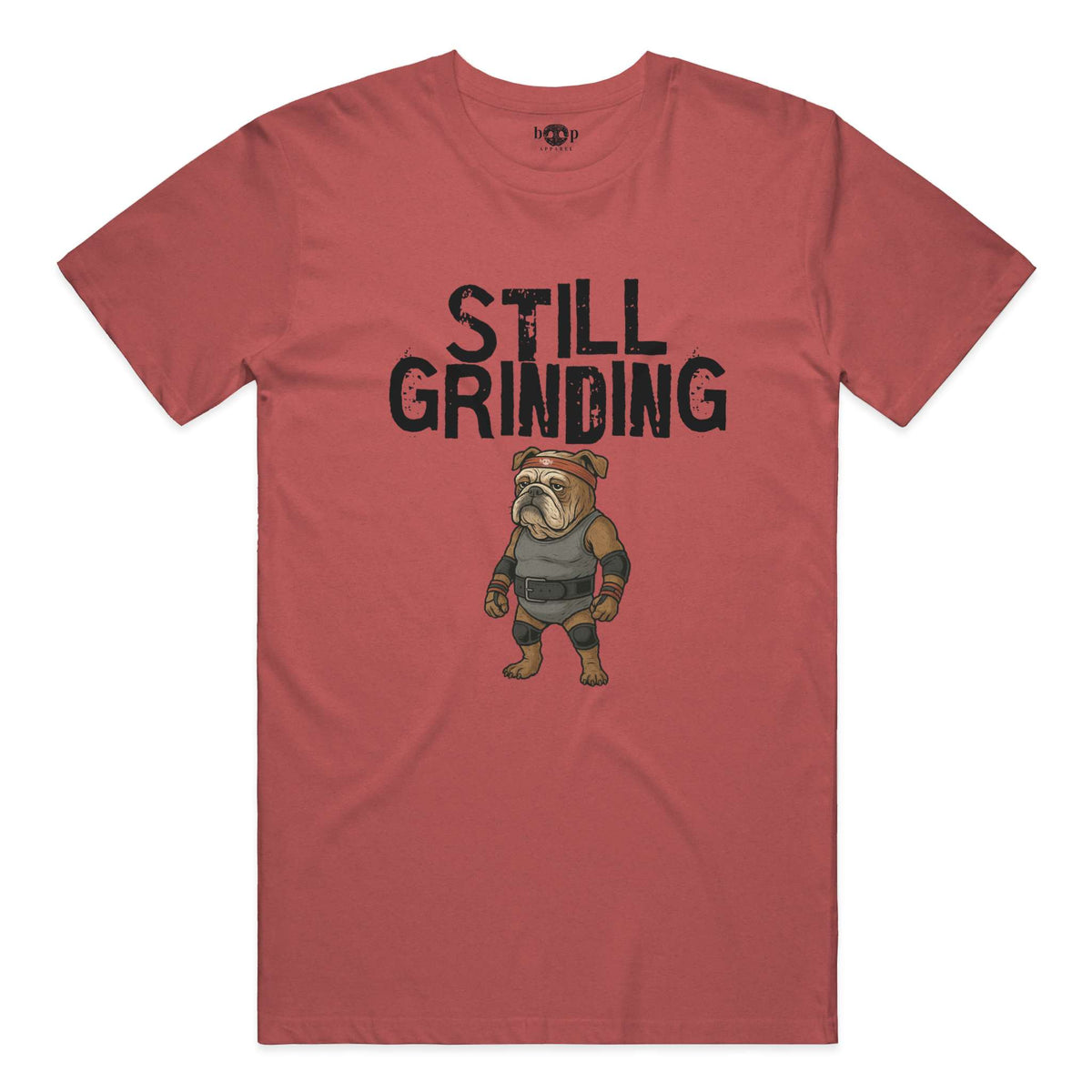 Still Grinding performance t in Red Triblend