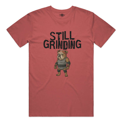 Still Grinding performance t in Red Triblend