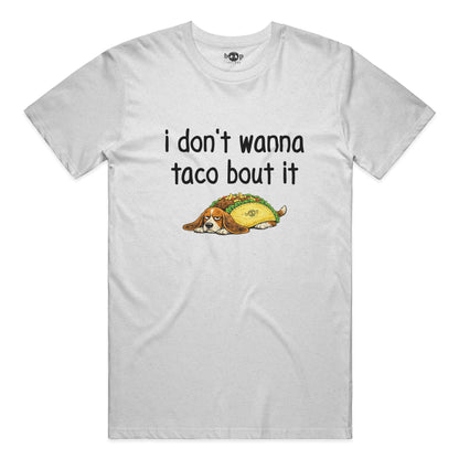 Taco Bout It everyday t in Athletic Heather