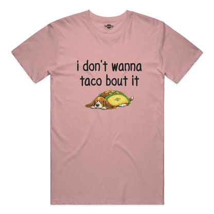 Taco Bout It everyday t in Heather Orchid
