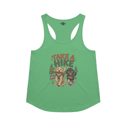 Take a Hike racerback tank in Envy