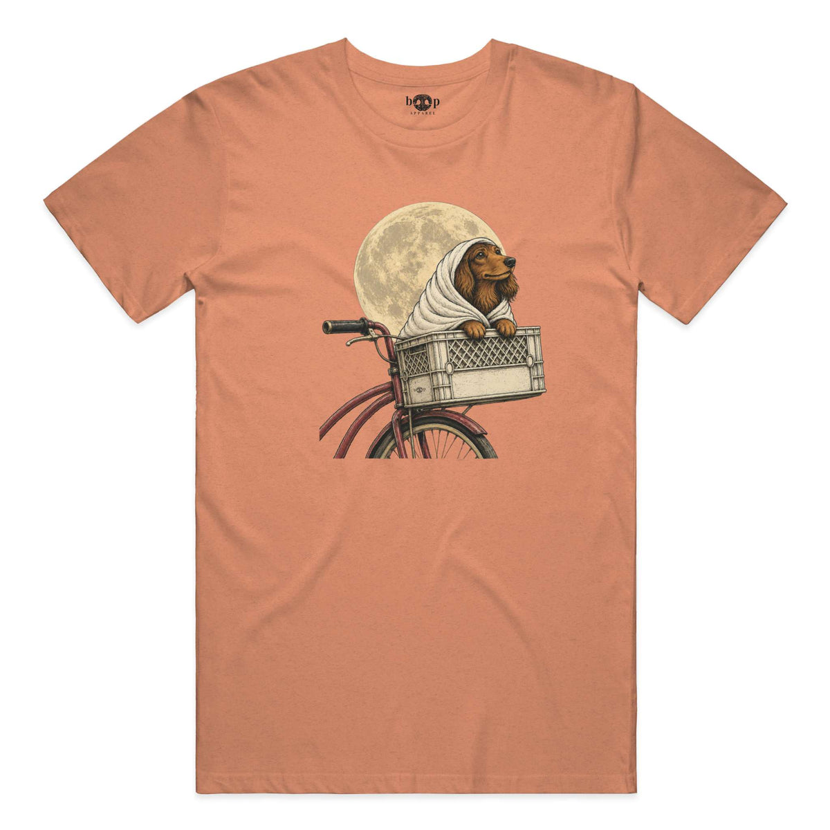 The Extra. Treatrestrial. performance t in Orange Triblend