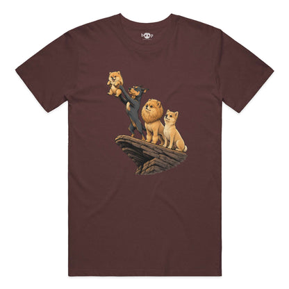 The Pom King everyday t in Heather Cardinal