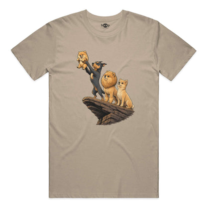 The Pom King everyday t in Heather Tan