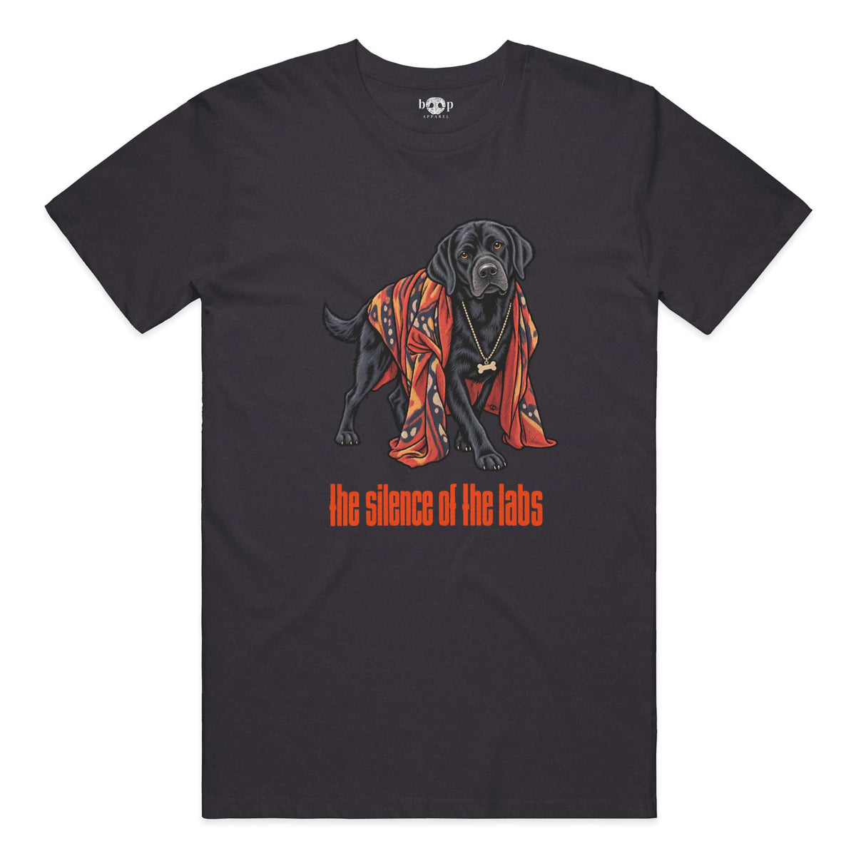 The Silence of the Labs everyday t in Dark Grey Heather