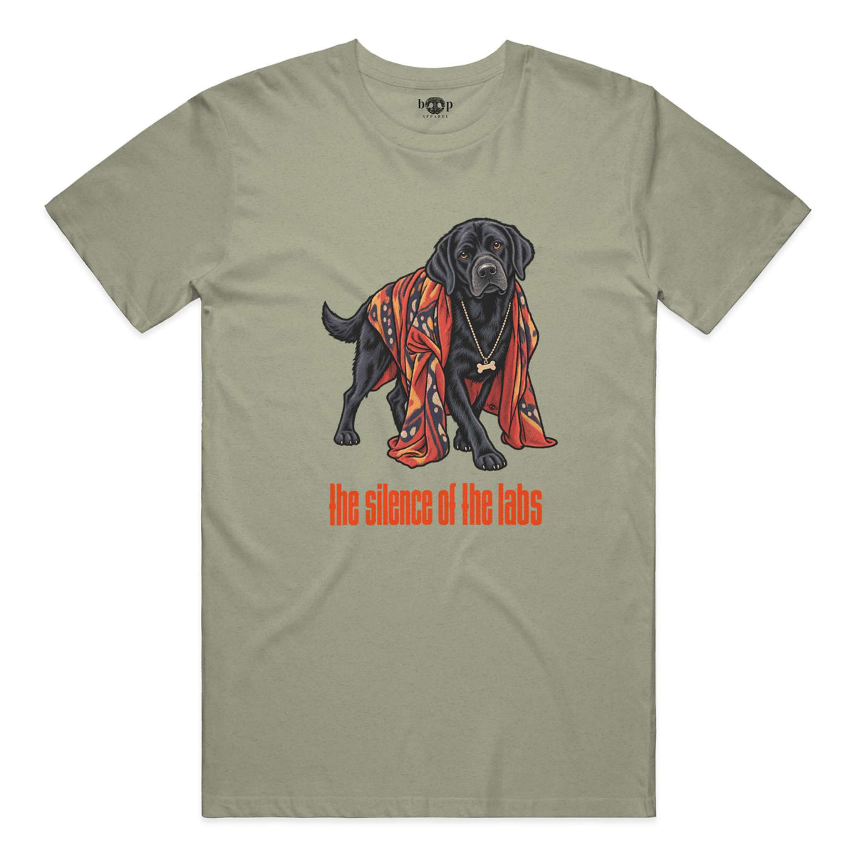 The Silence of the Labs everyday t in Heather Olive