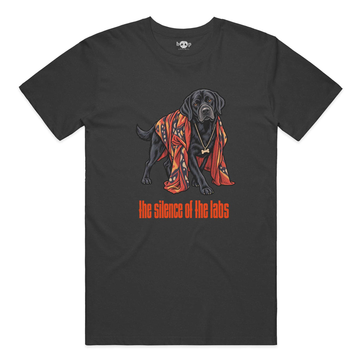 The Silence of the Labs performance t in Charcoal Black Triblend
