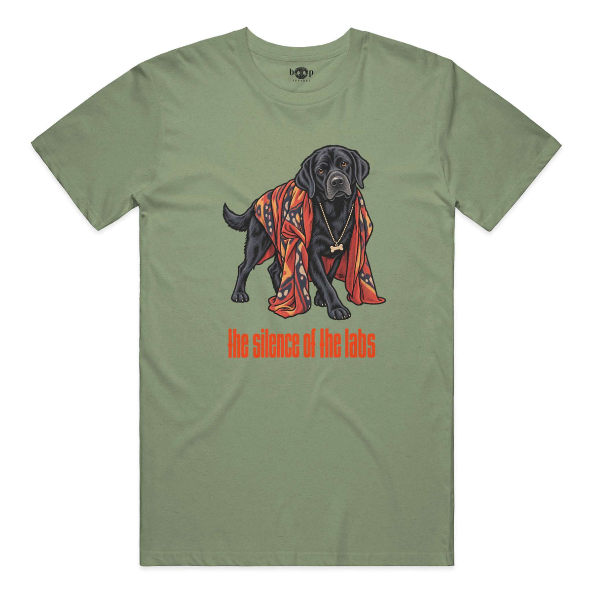 The Silence of the Labs performance t in Military Green Triblend