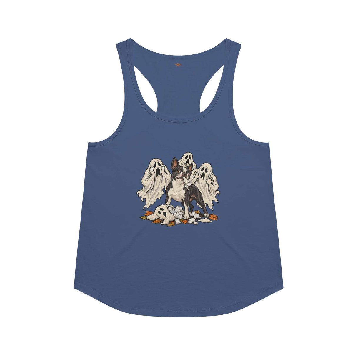 The Squeakening racerback tank in Vintage Royal
