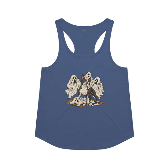 The Squeakening racerback tank in Vintage Royal