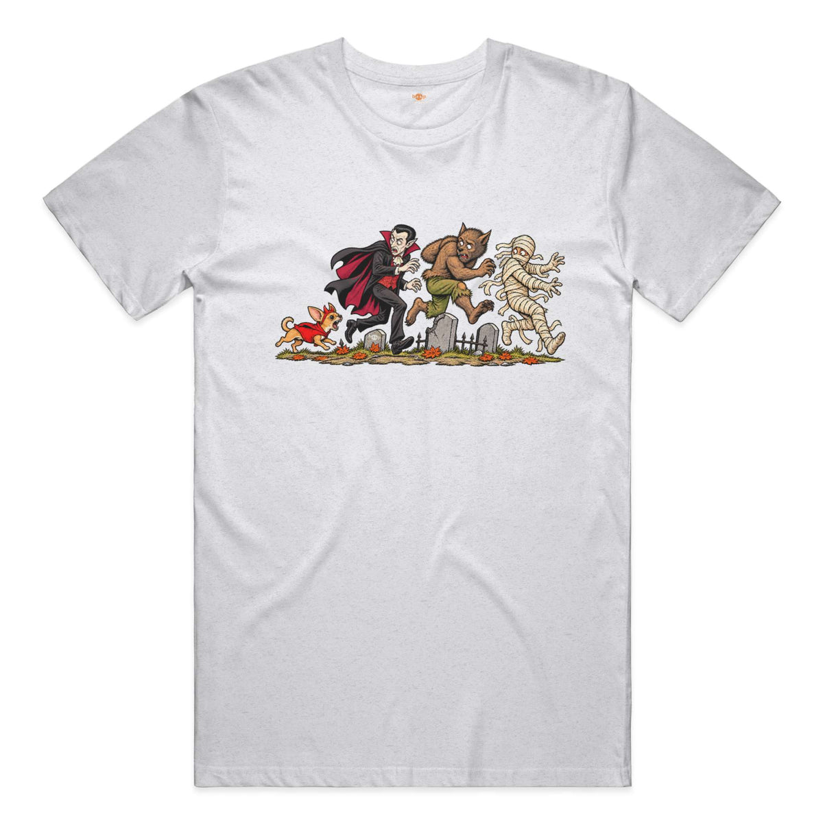 Unleashed Terror everyday t in Solid White Blend
