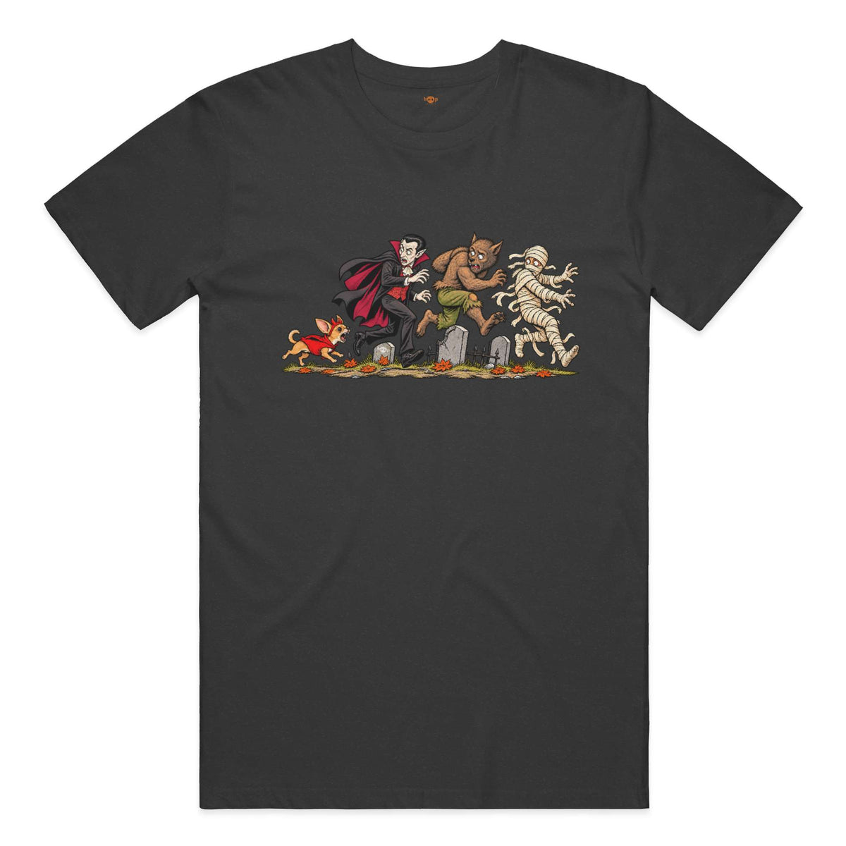 Unleashed Terror performance t in Charcoal Black Triblend