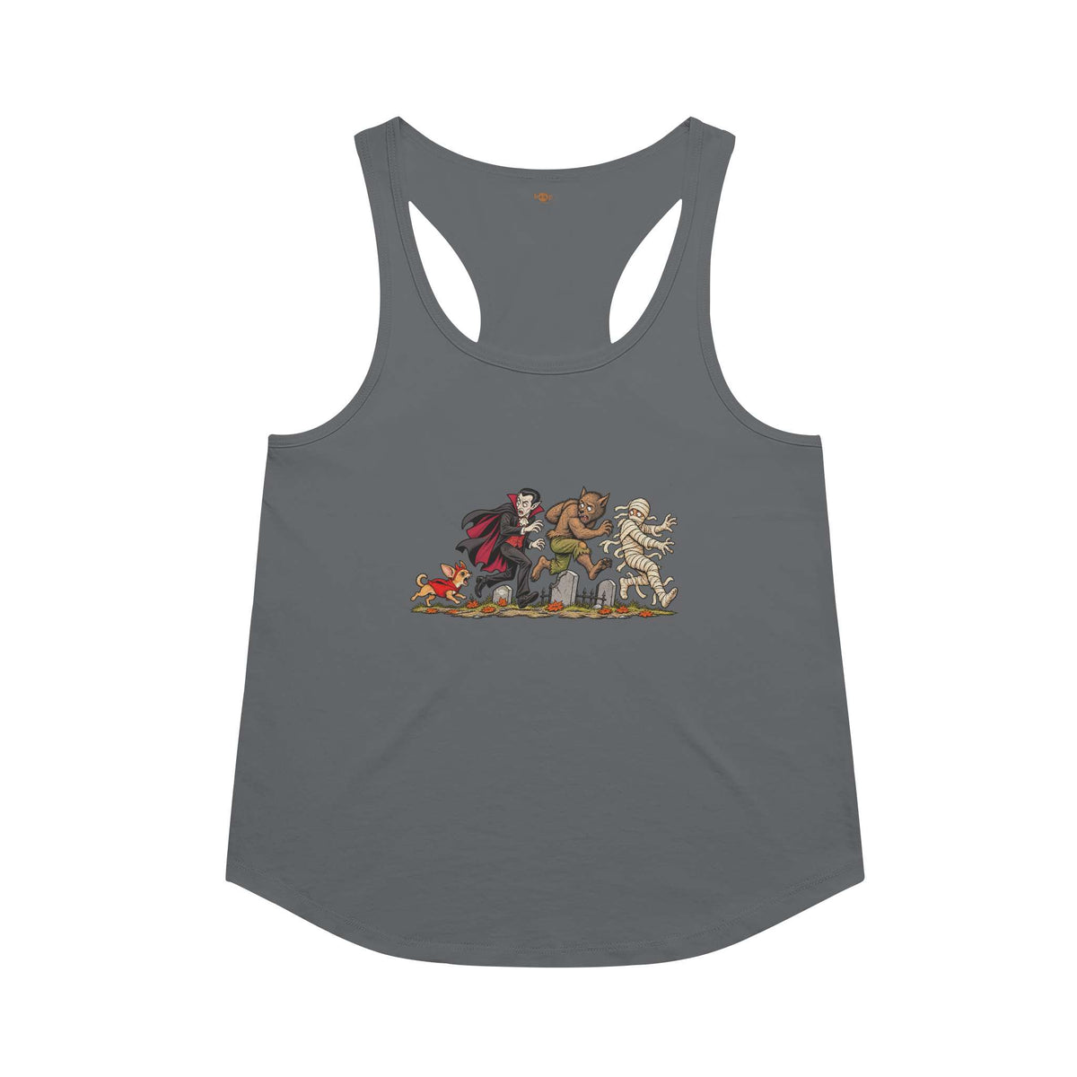 Unleashed Terror racerback tank in Indigo
