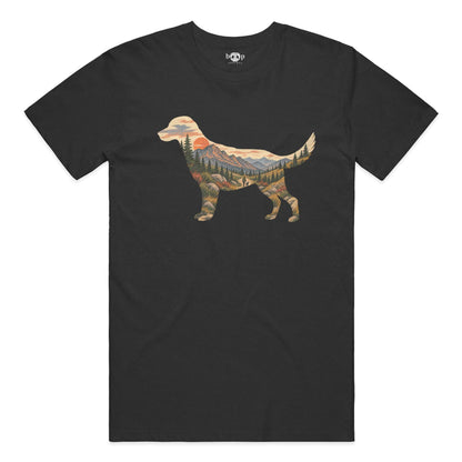 Wander Together everyday t in black heather