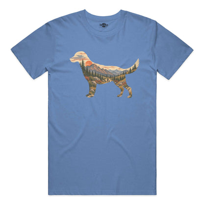 Wander Together everyday t in Heather Columbia Blue