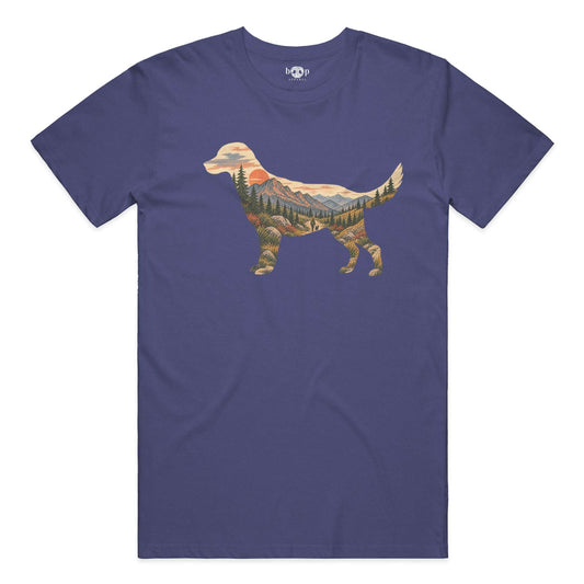 Wander Together performance t in Navy Triblend