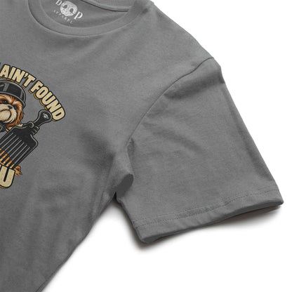 We Ain't Found Shih Tzu performance t in Grey Triblend