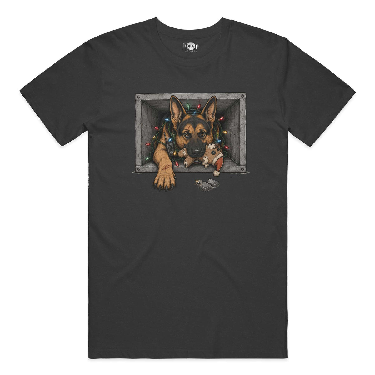 Yippie K-9 performance t in Charcoal Black Triblend