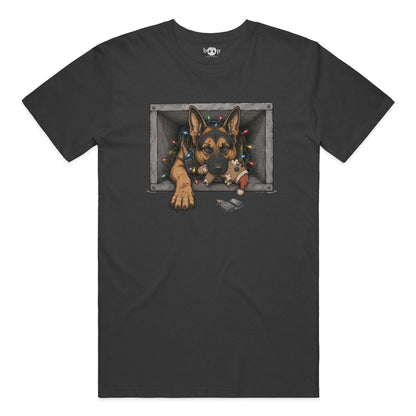 Yippie K-9 performance t in Charcoal Black Triblend