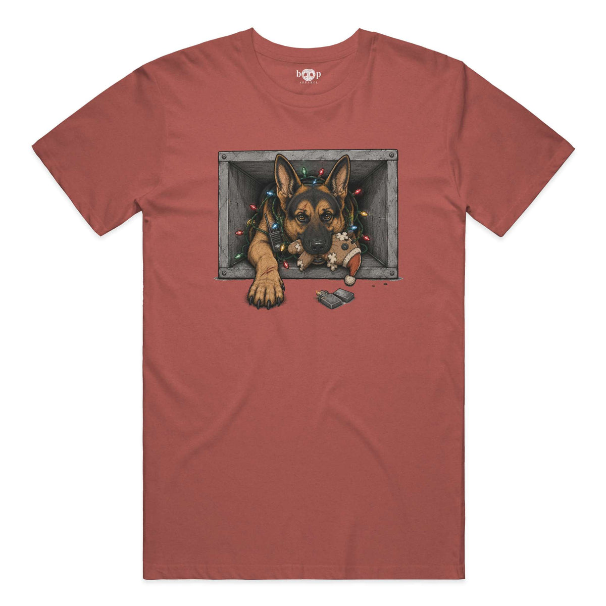 Yippie K-9 performance t in Clay Triblend