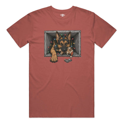 Yippie K-9 performance t in Clay Triblend