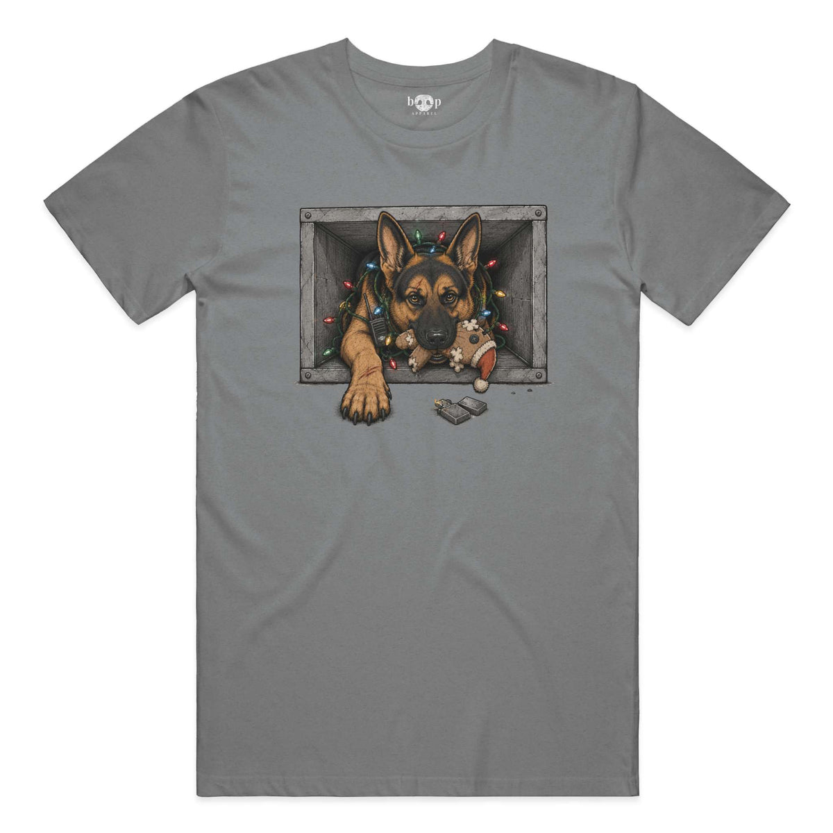 Yippie K-9 performance t in Grey Triblend