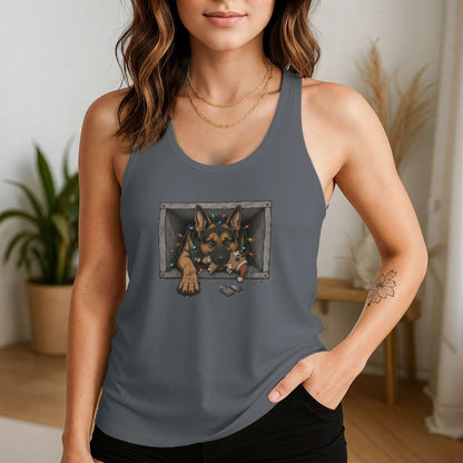 Yippie K-9 Racerback Tank, alternate view 1