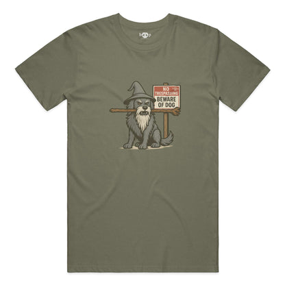 You Shall Not Pass everyday t in Heather Military Green