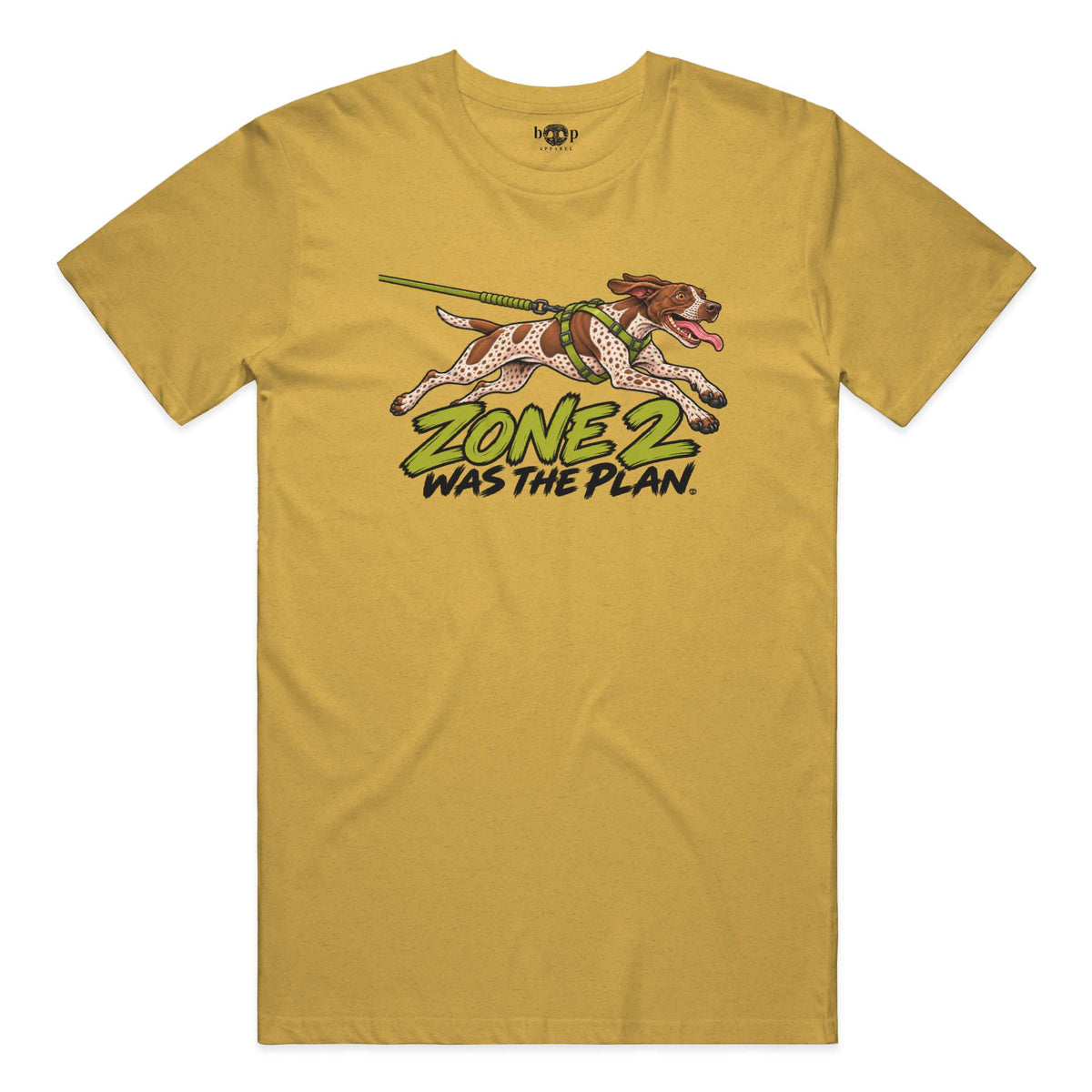 Zone 2 Was the Plan everyday t in Heather Mustard
