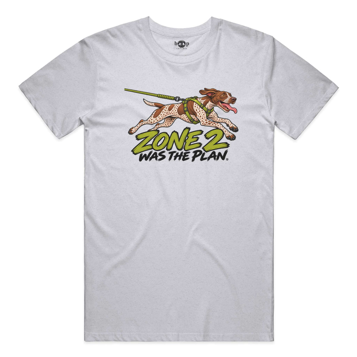 Zone 2 Was the Plan performance t in White Fleck Triblend